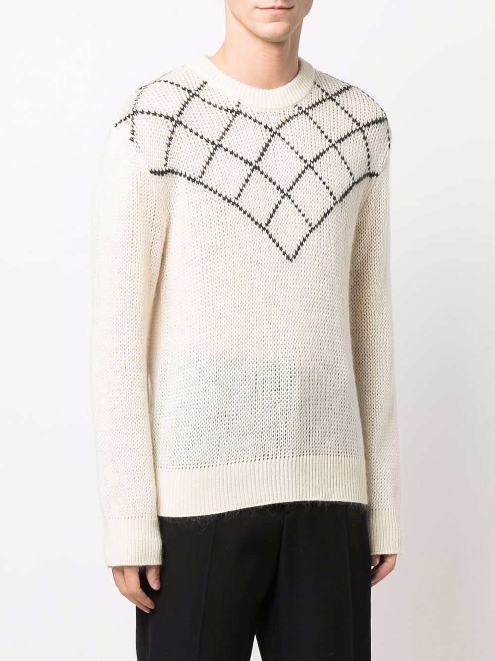 intarsia-pattern jumper - 5