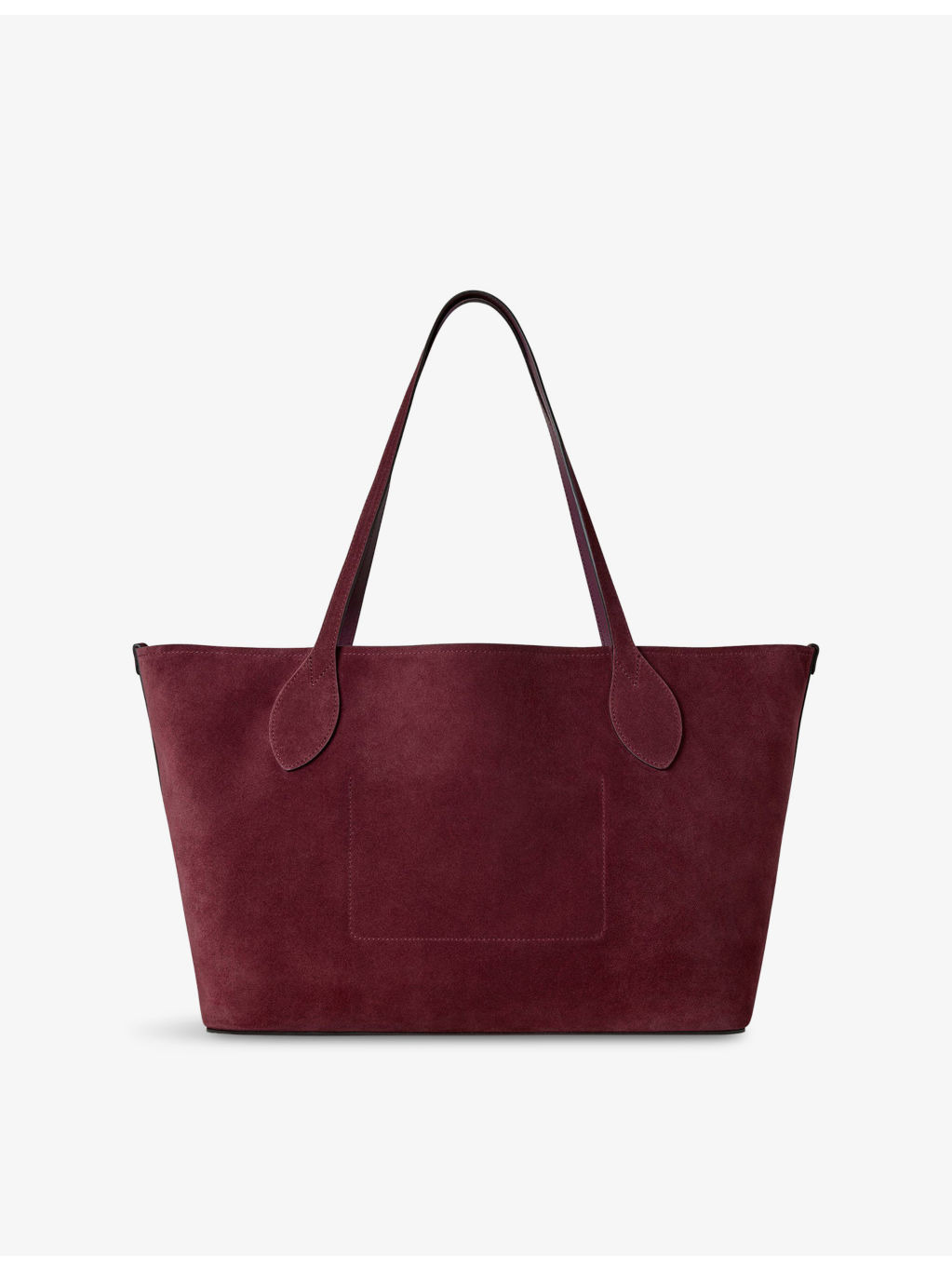 Small Tree Suede Tote Bag - 4