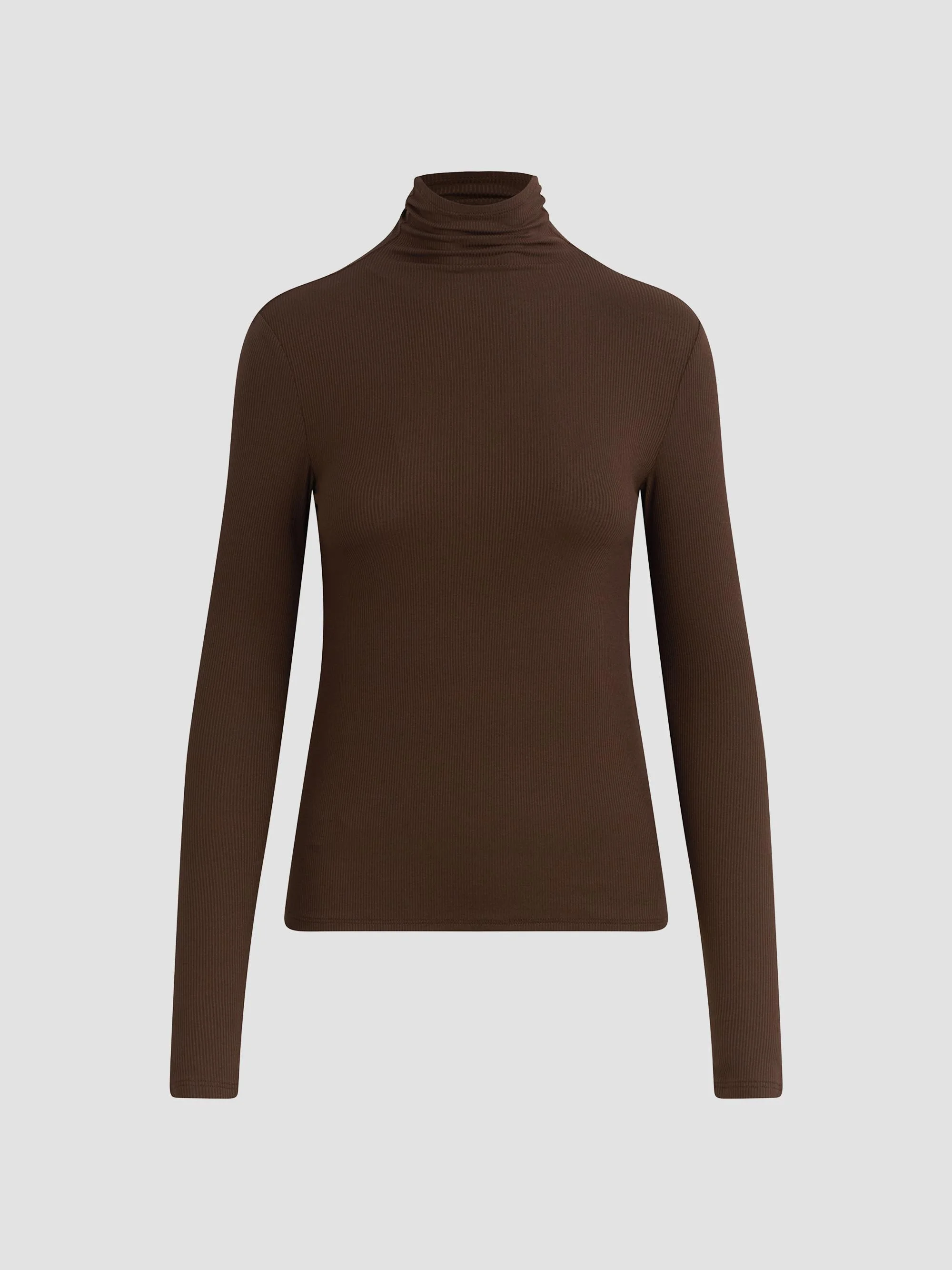 Women's The Tony Long-Sleeve Top - Dark Chocolate - 1