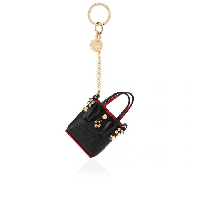 Cabata N/S Keyring Case For Airpods BLACK/GOLD - 1