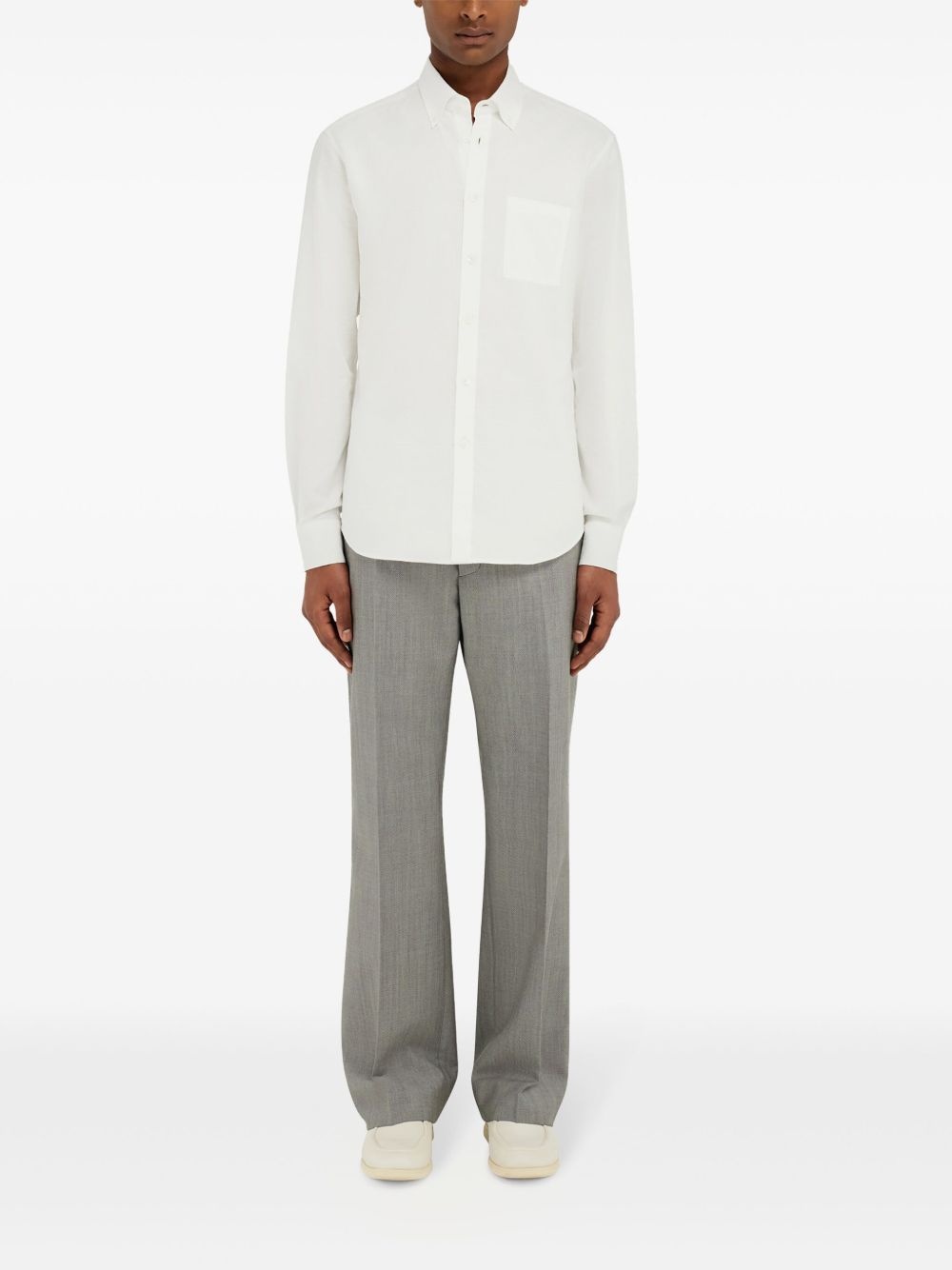 long sleeved cotton shirt - 2