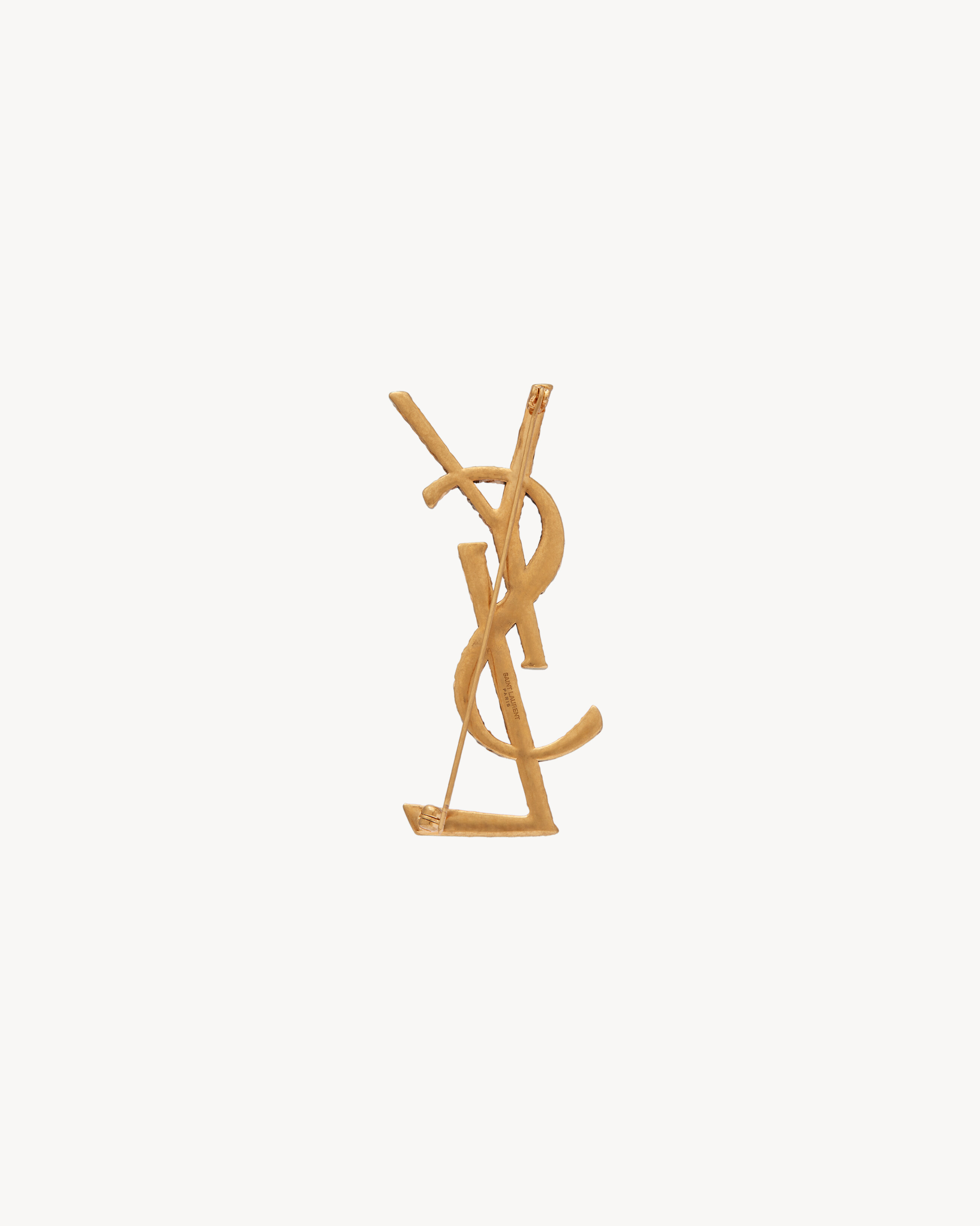 CASSANDRE YSL BROOCH IN METAL - 2
