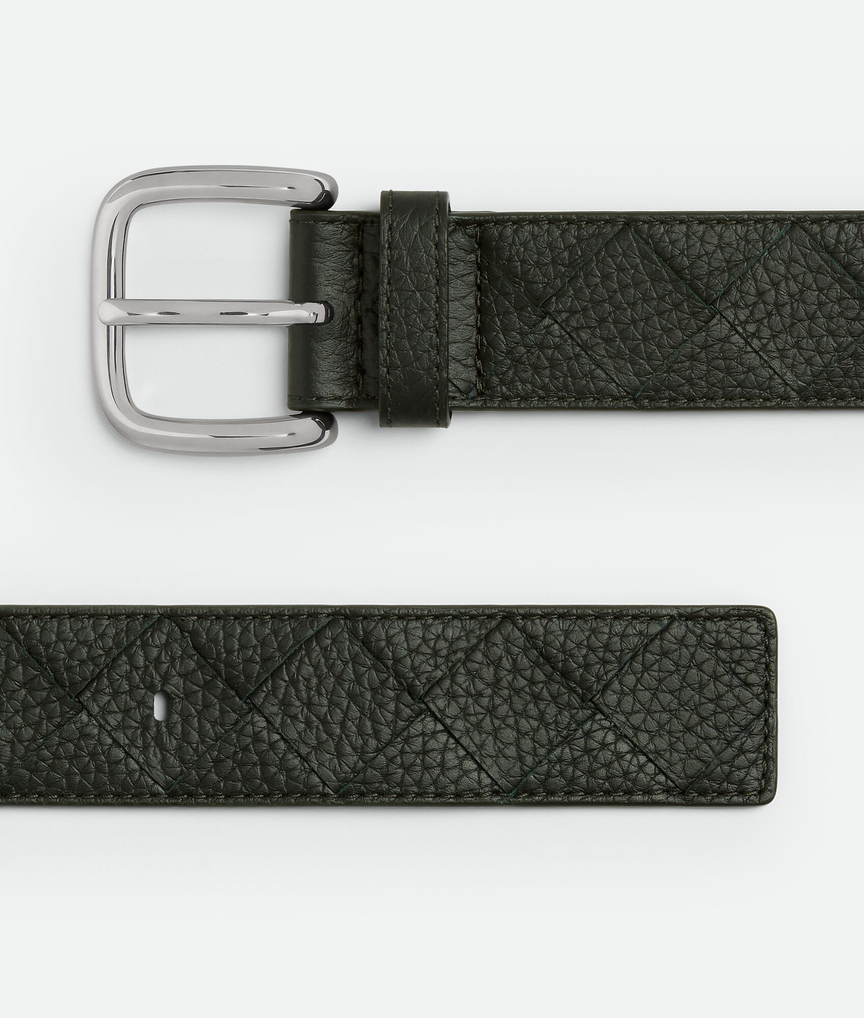 Intrecciato Taurillon Belt - 4