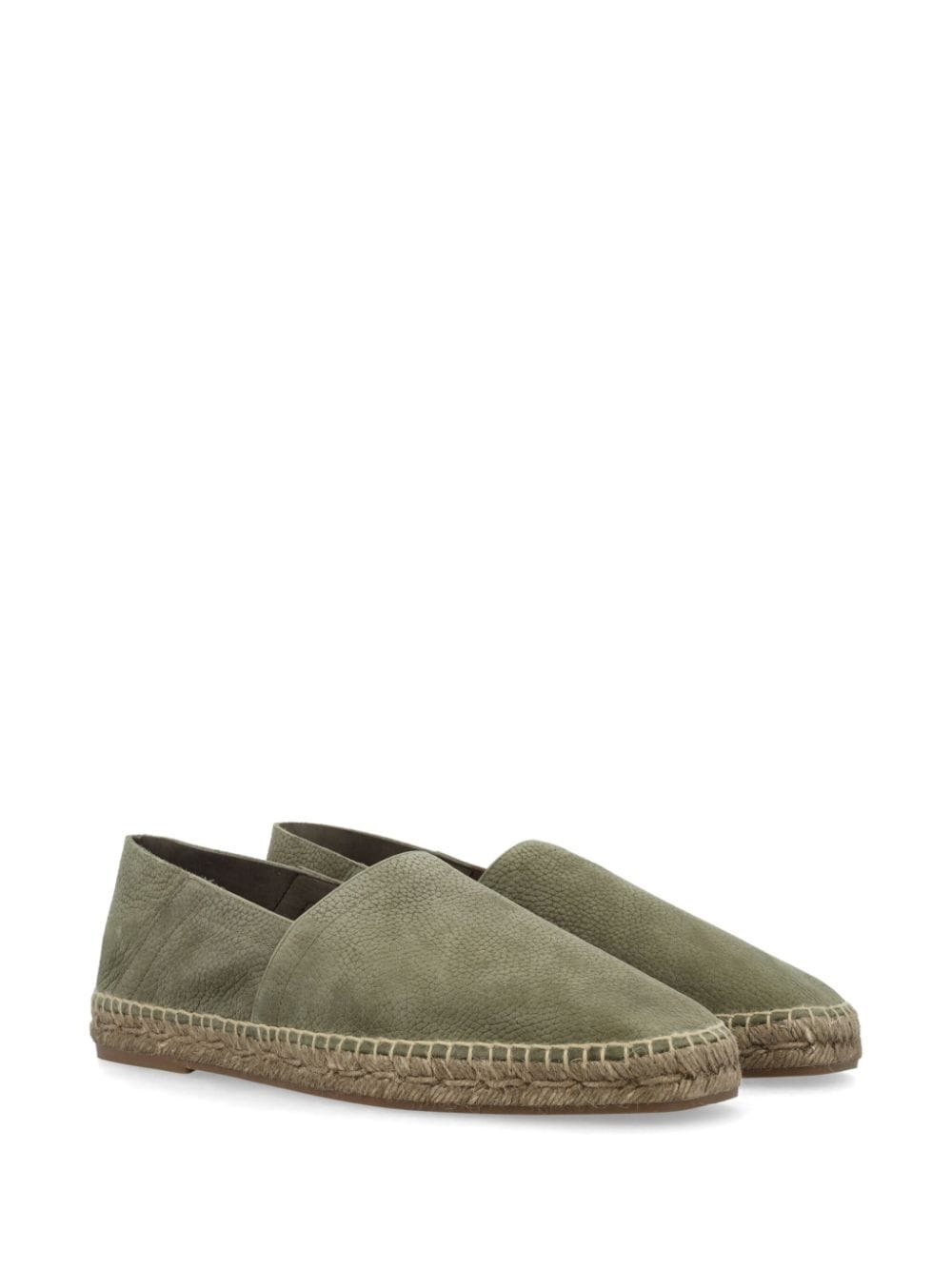 slip-on leather espadrilles - 2