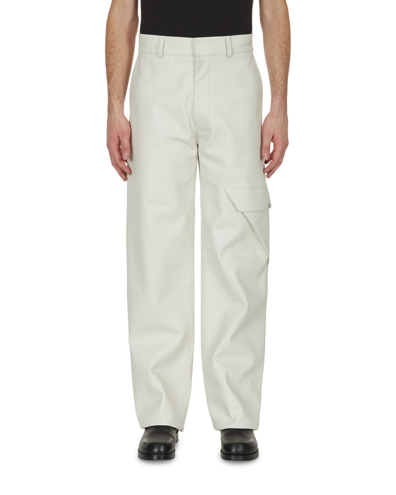 CARGO POCKET LEATHER PANT 7