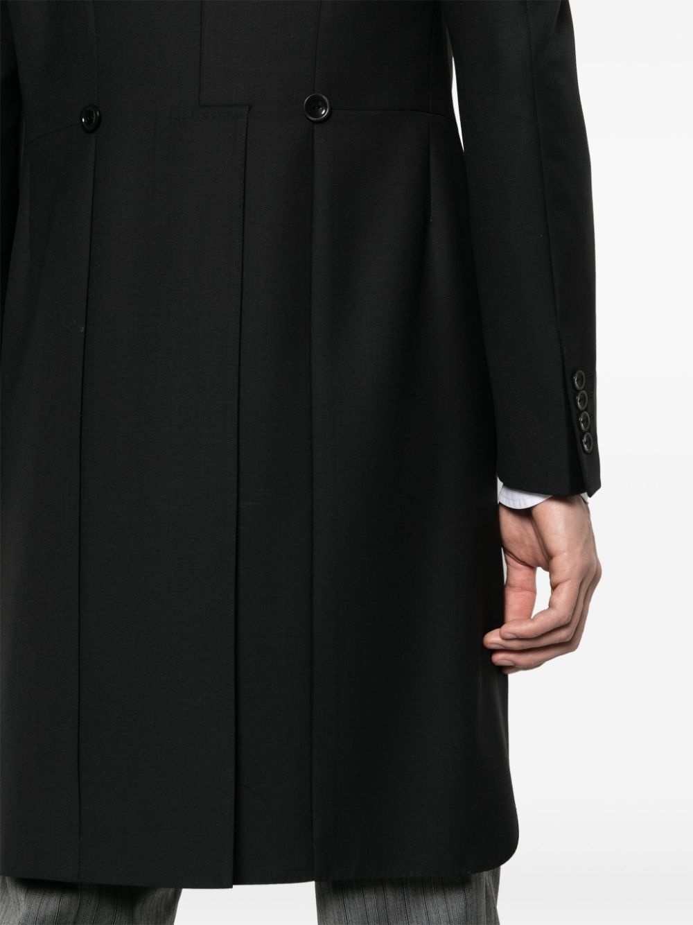 single-breasted wool suit - 5