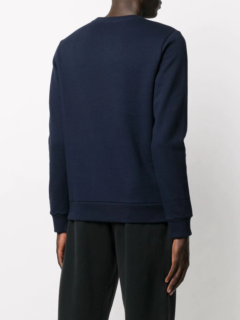 cashmere-accent crew neck sweatshirt - 4