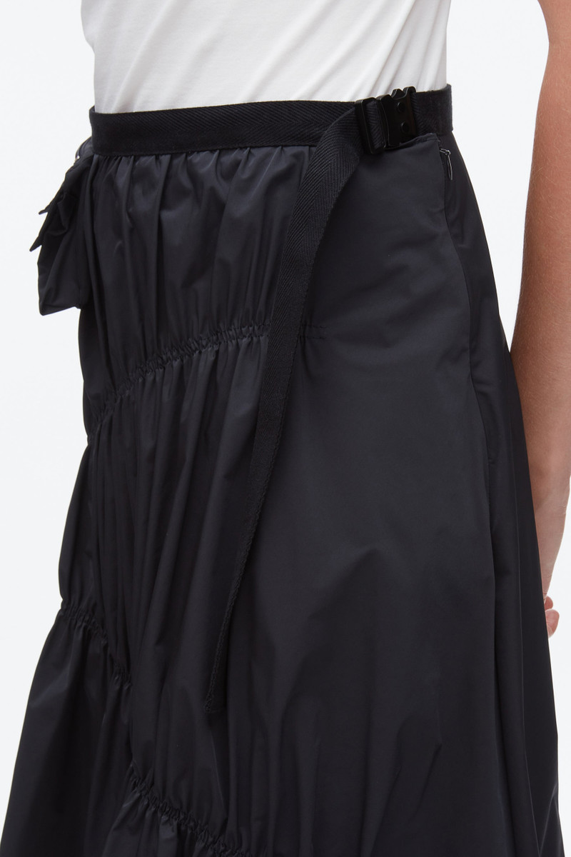Ripstop Asymmetric Skirt with Ruching 7