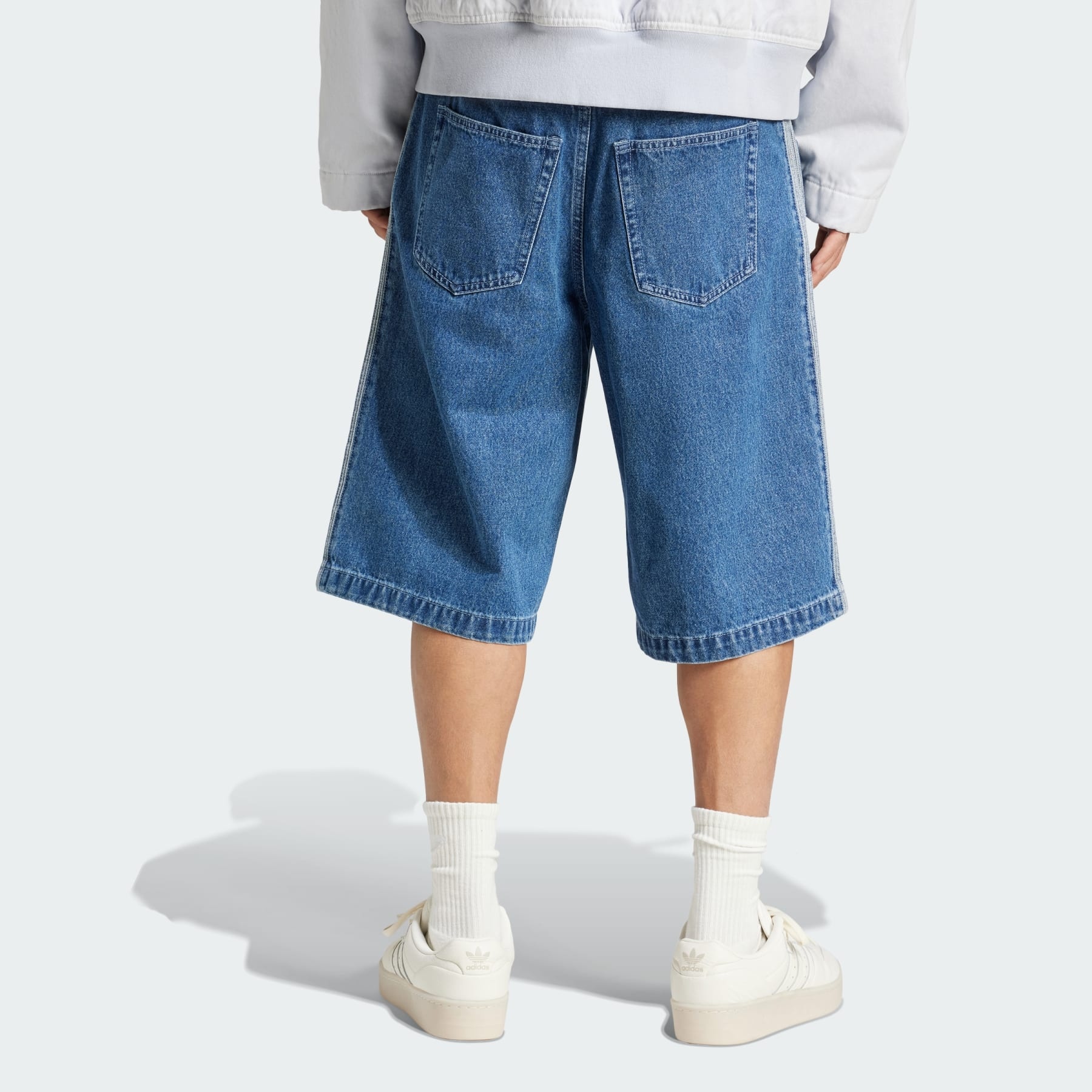 adidas Adicolor Denim Firebird Shorts | REVERSIBLE