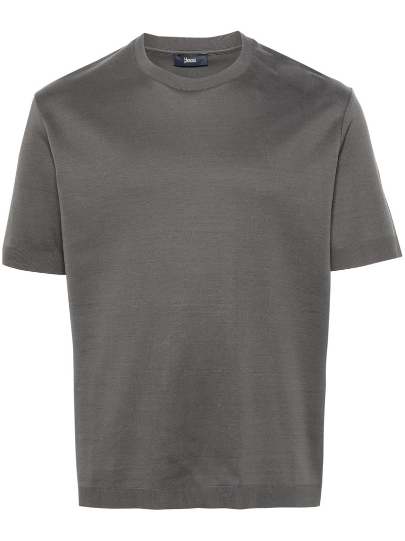 crew-neck cotton T-shirt 1