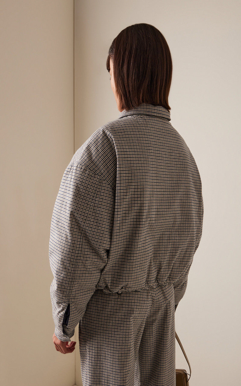 Cotton Down Coat plaid 4