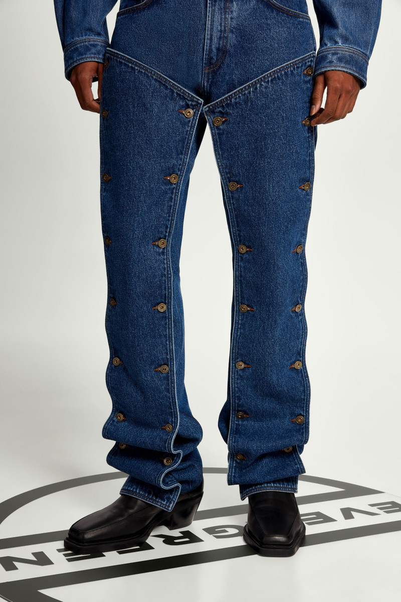 Classic Button Panel Jeans 4