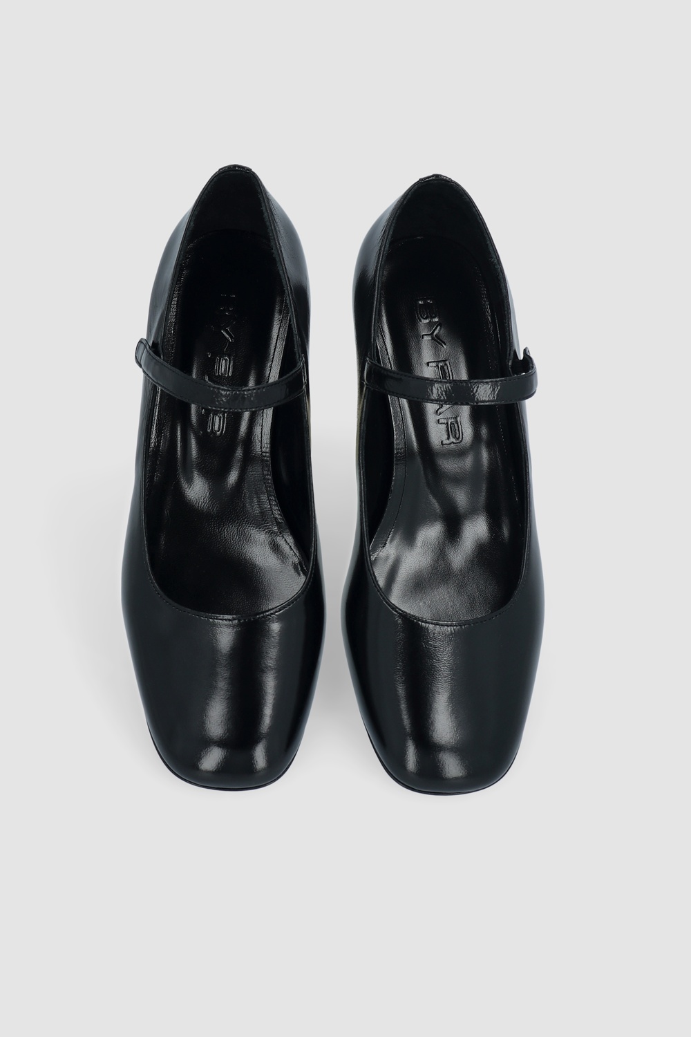 GINNY BLACK GLOSSED NAPPA LEATHER MARY JANE PUMP - 3