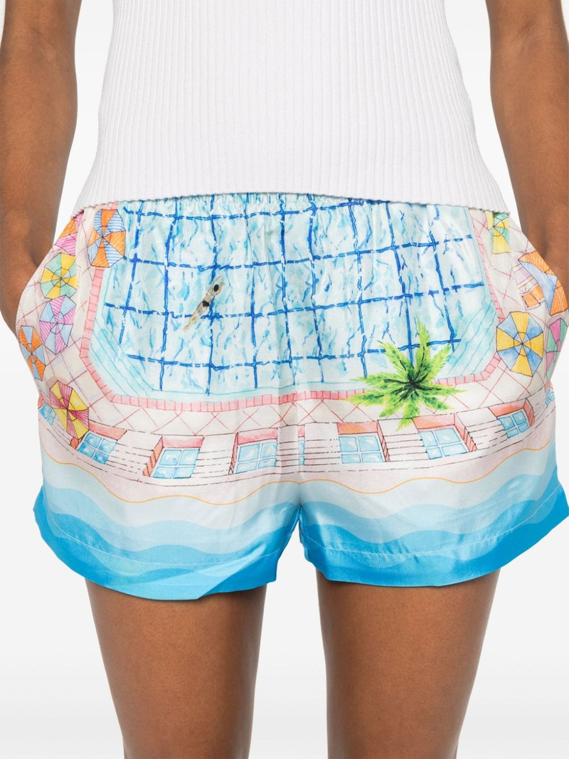 Le Plongeon silk shorts 5