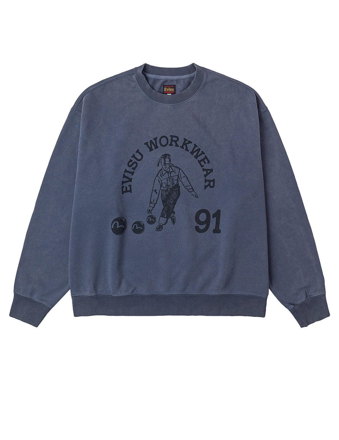 Bowling Workwear Print Relax Fit Sweatshirt - 11