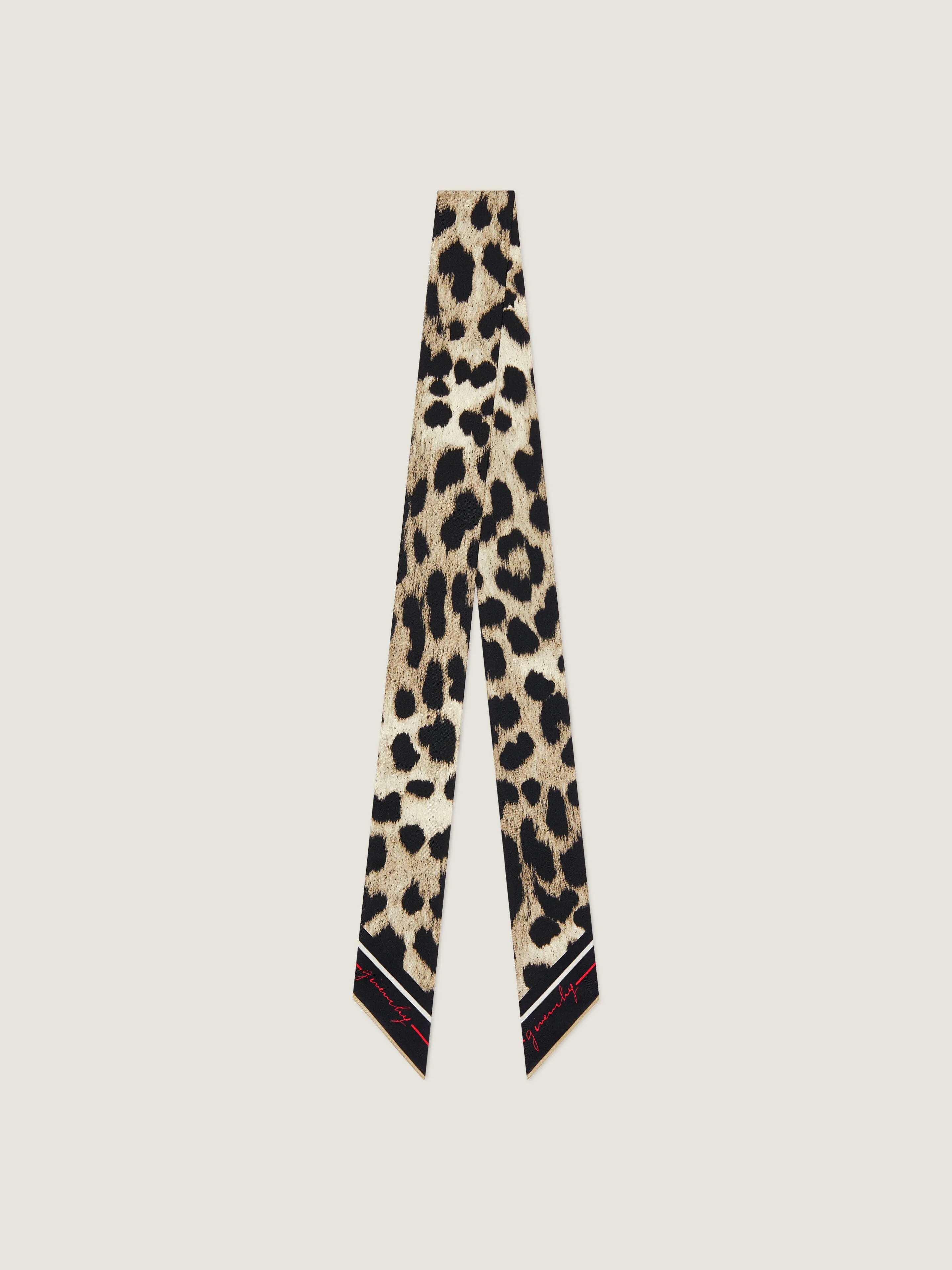BANDEAU IN SILK WITH LEOPARD PRINT - 1