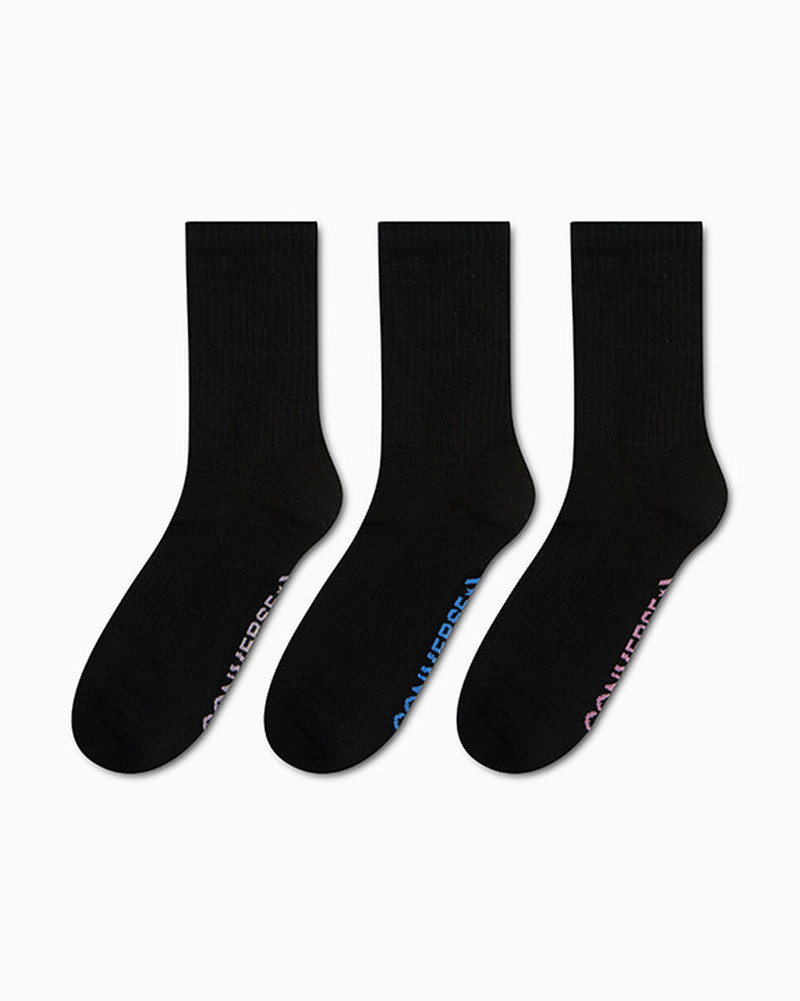 3-Pack Wordmark Half-Crew Socks 1