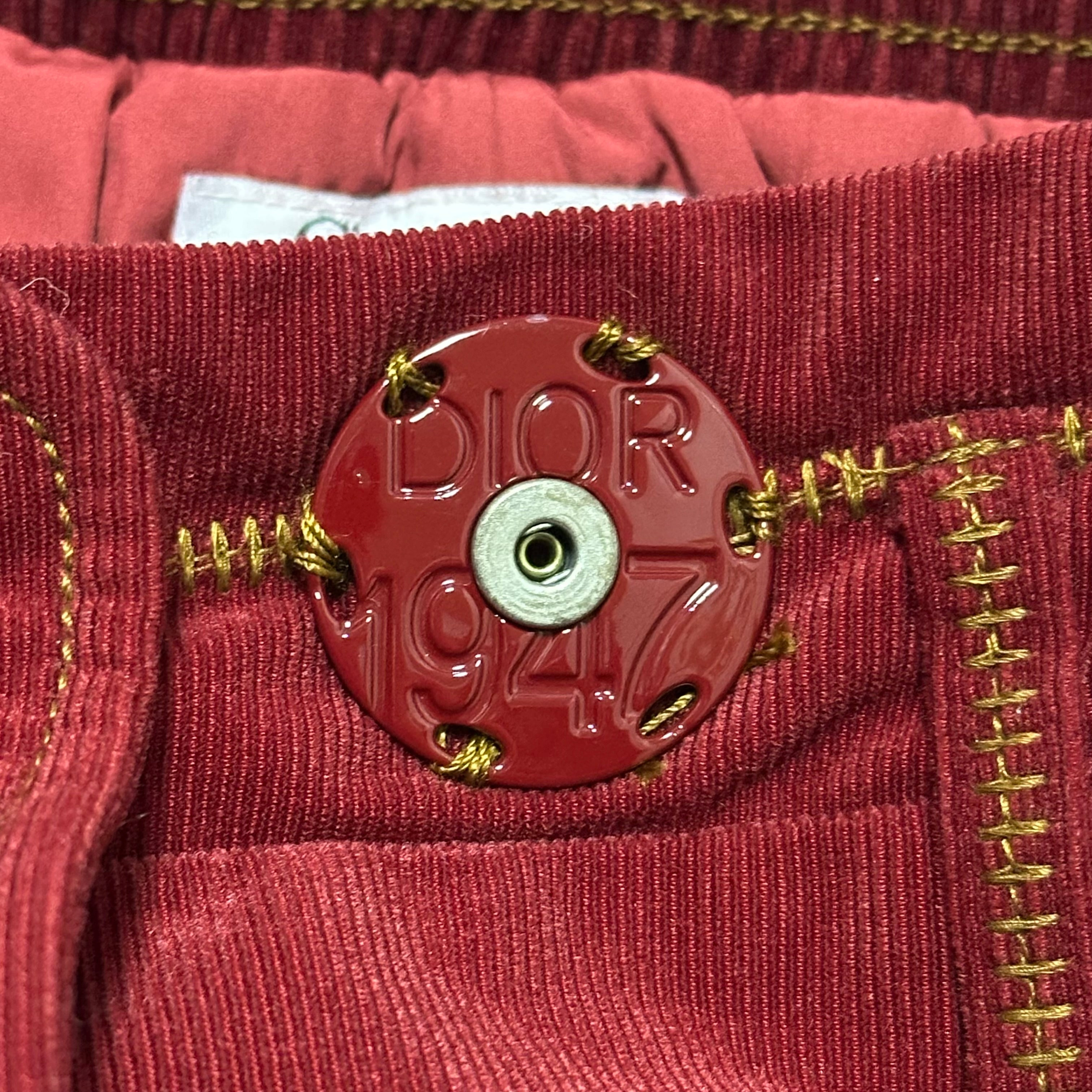 CHRISTIAN DIOR Fall Winter 2006 Corduroy Mini Skirt - 7