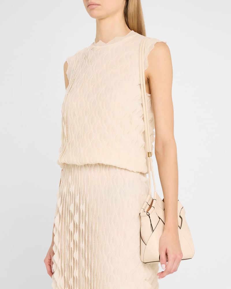 ULLA JOHNSON Charlotte Woven Leather Crossbody Bag outlook