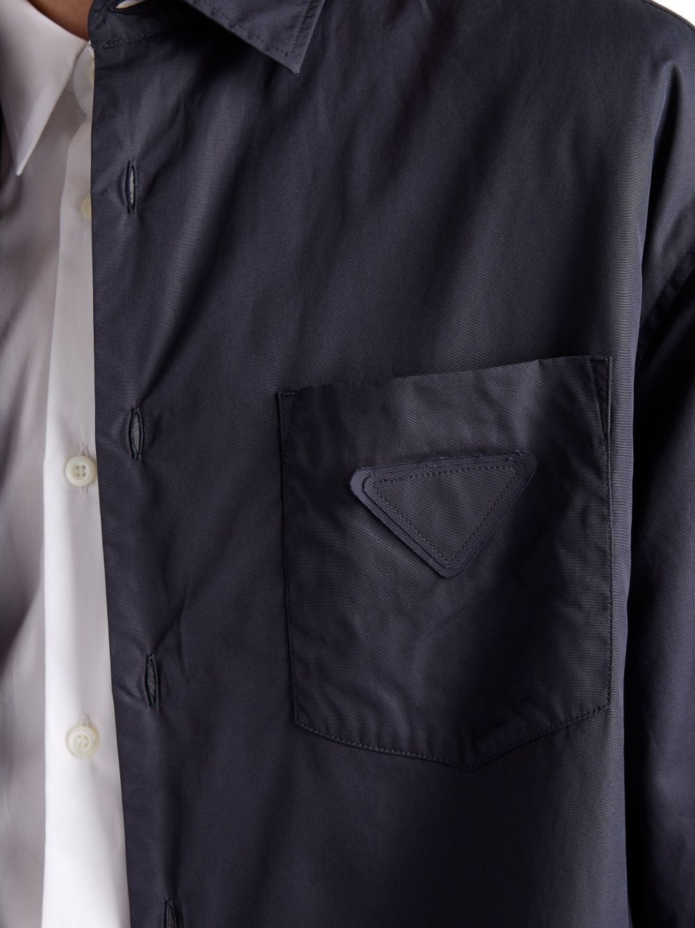 patch-pocket classic-collar shirt - 6