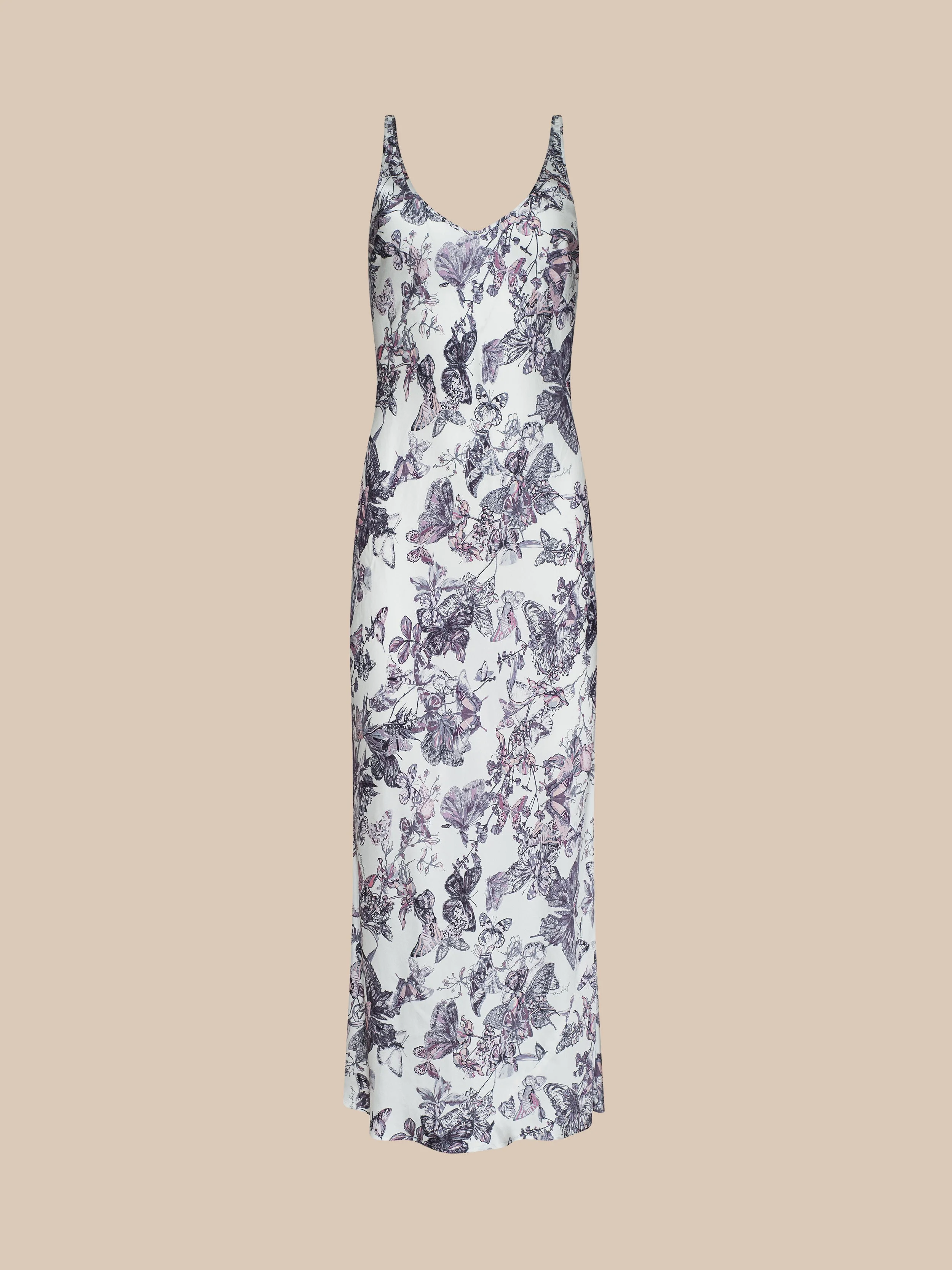 Akiya Satin Maxi Dress - 1
