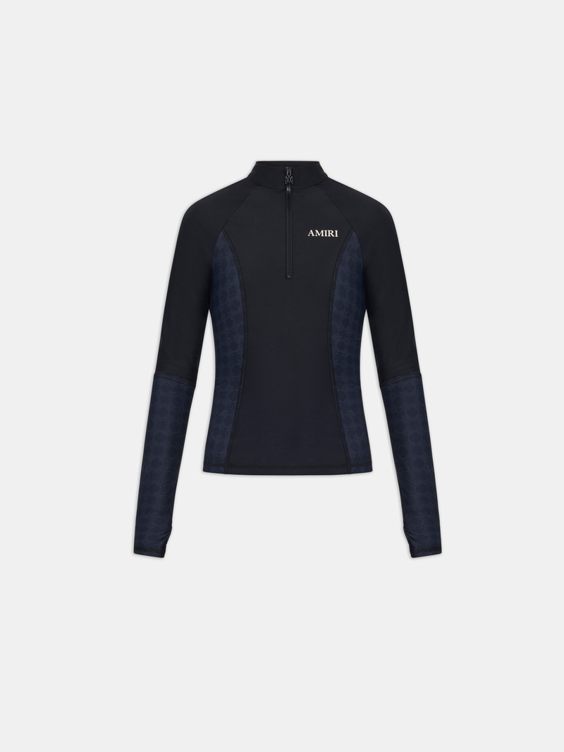WOMEN'S MA QUAD LONG SLEEVE ZIP TOP 1