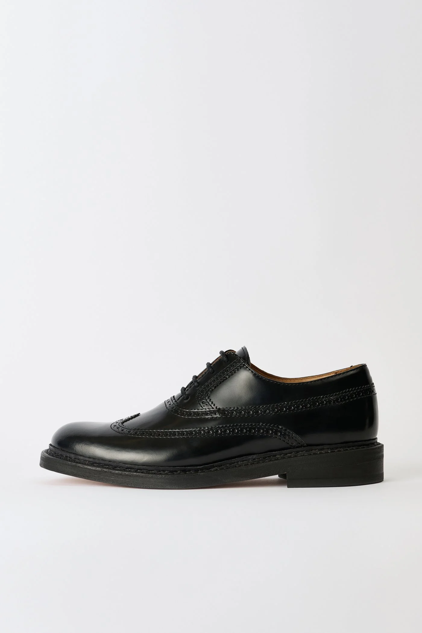 Brogue Parade Black Leather - 1