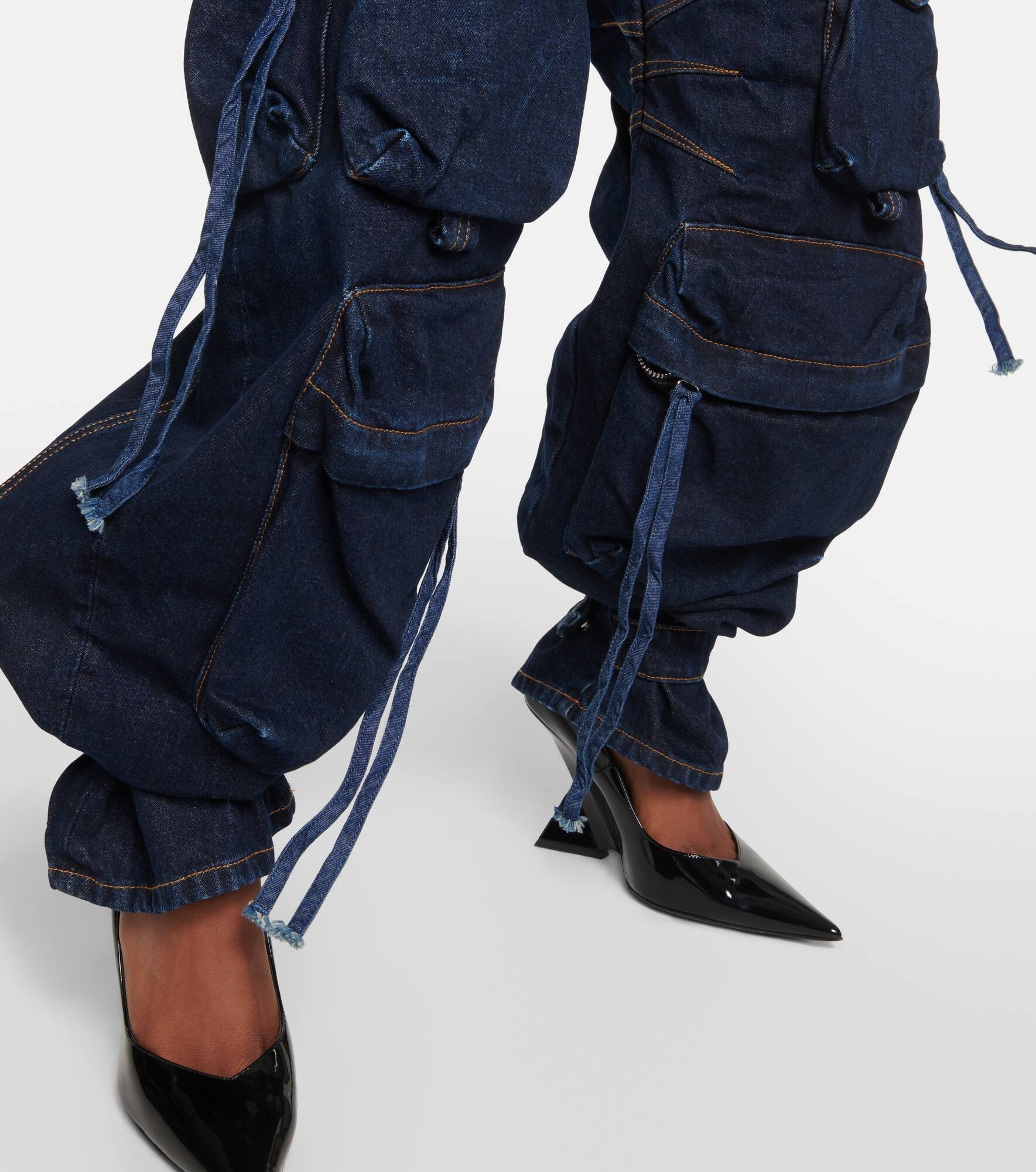 Fern denim cargo pants - 5