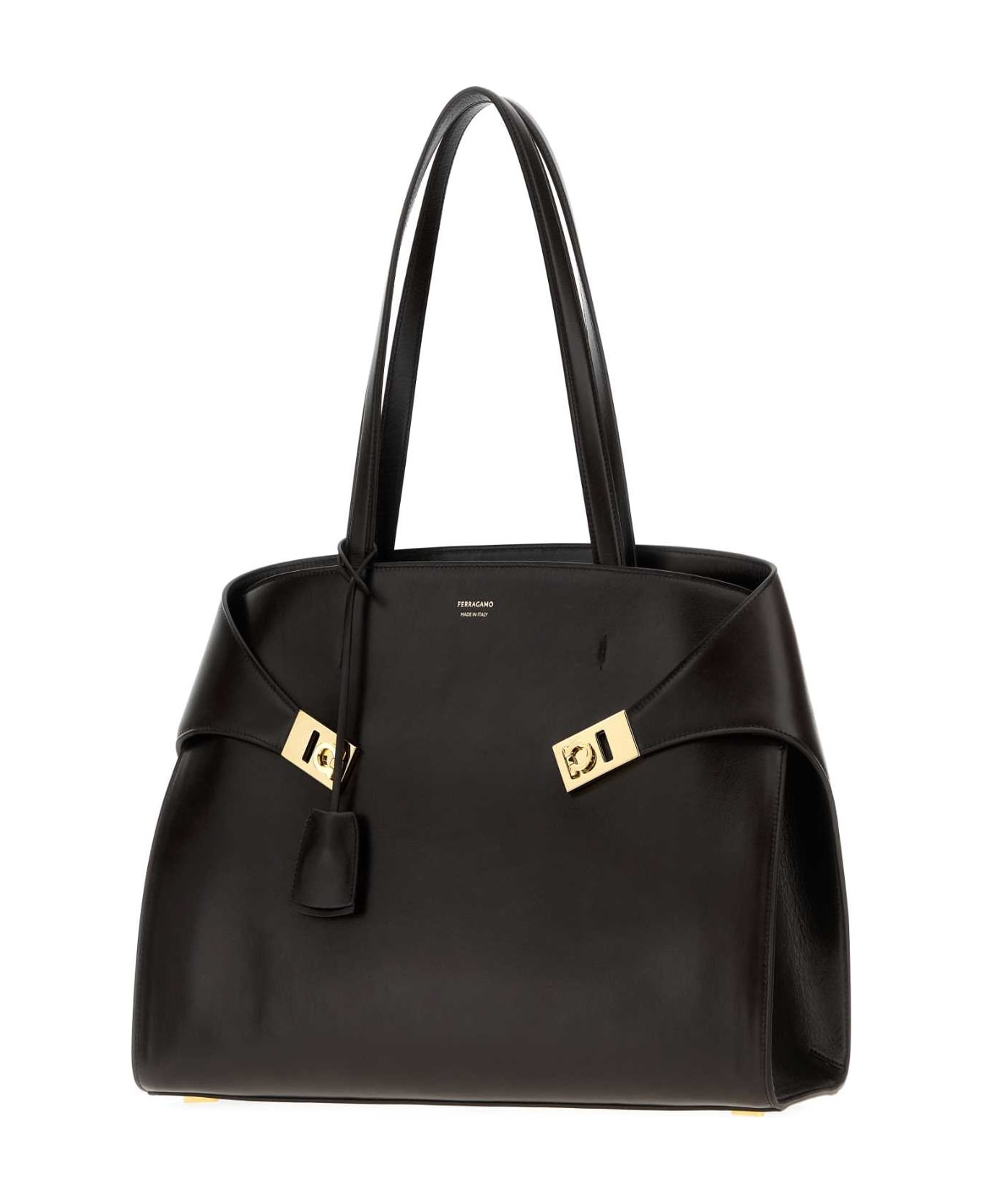 Dark Brown Hug Shopping Bag - 2