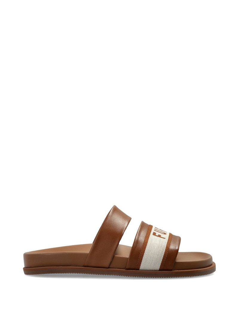 logo stripe sandals 1