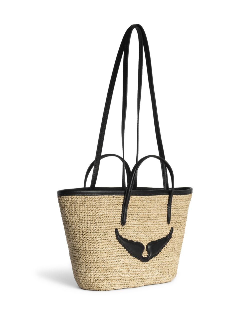 mini Wings basket beach bag - 4