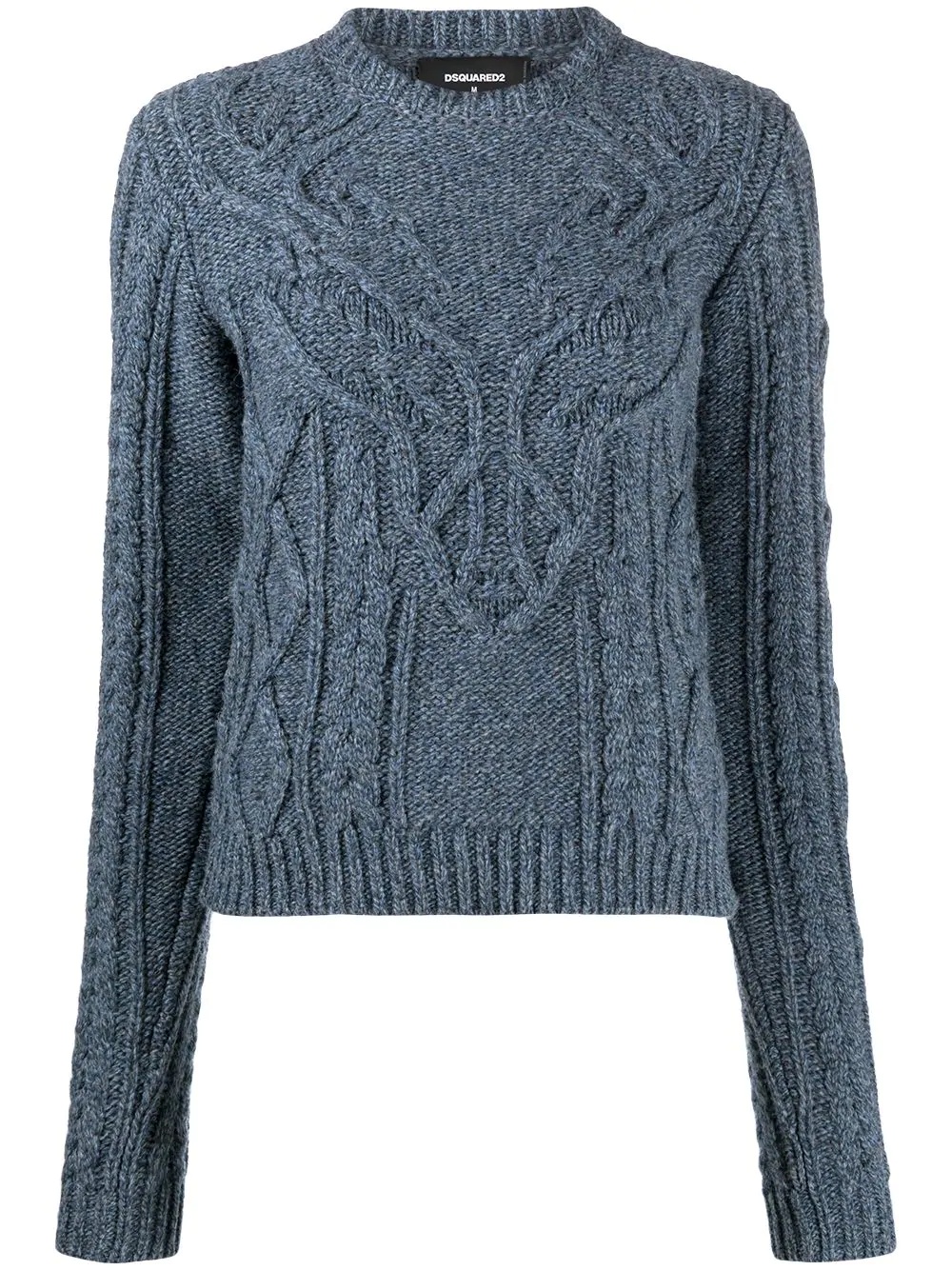 deer motif knitted jumper - 1