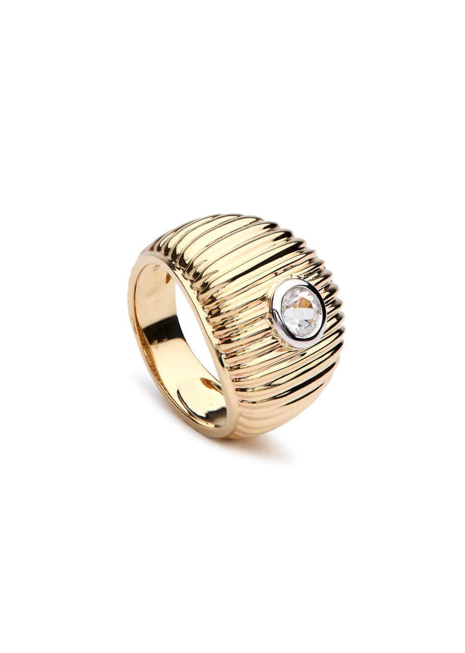 Yvonne Leon Bague Maxi 9kt Gold Ring - 3