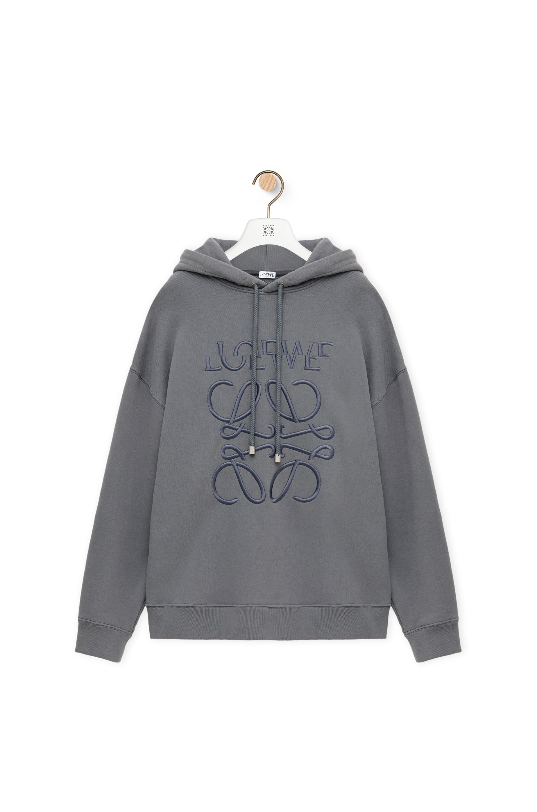 Relaxed fit hoodie in cotton - 1