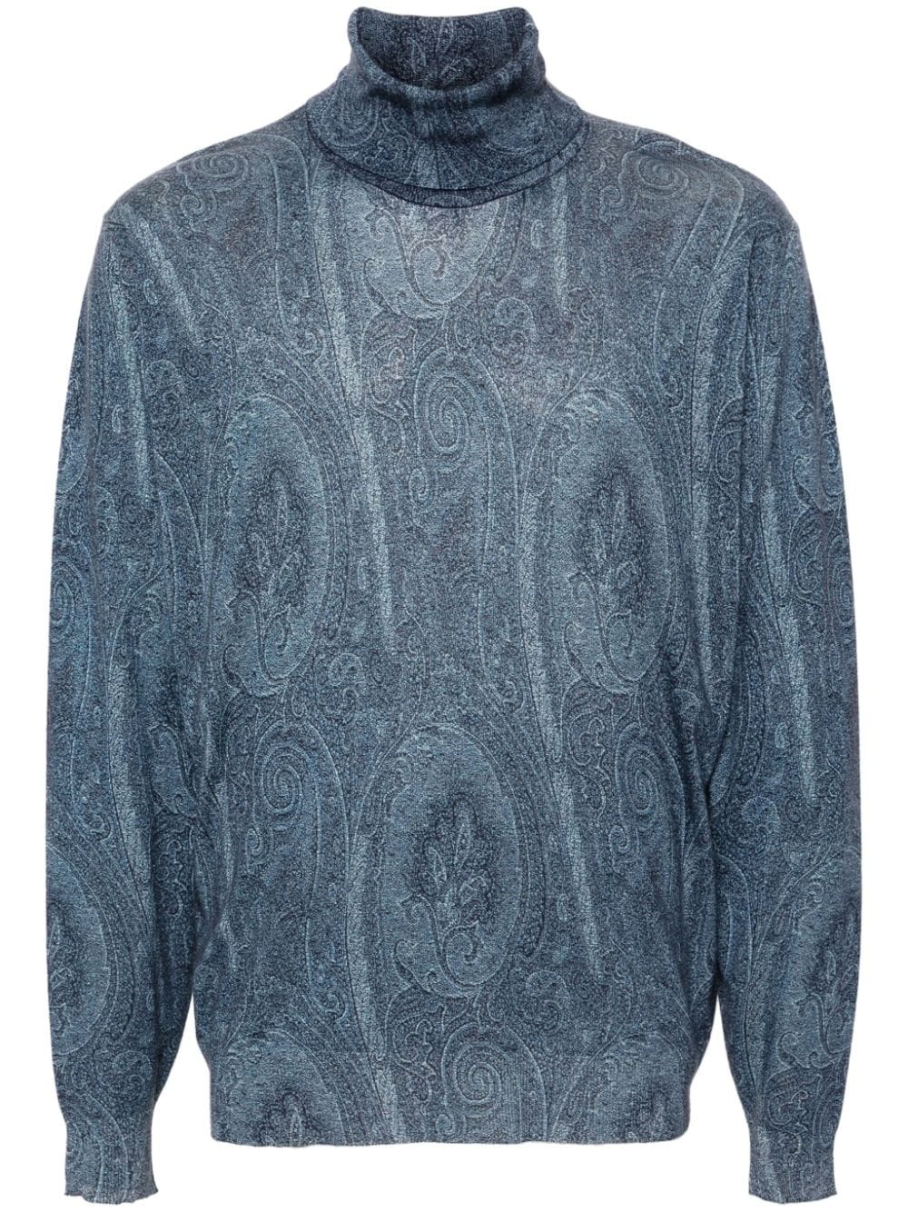 paisley-jacquard sweater - 1