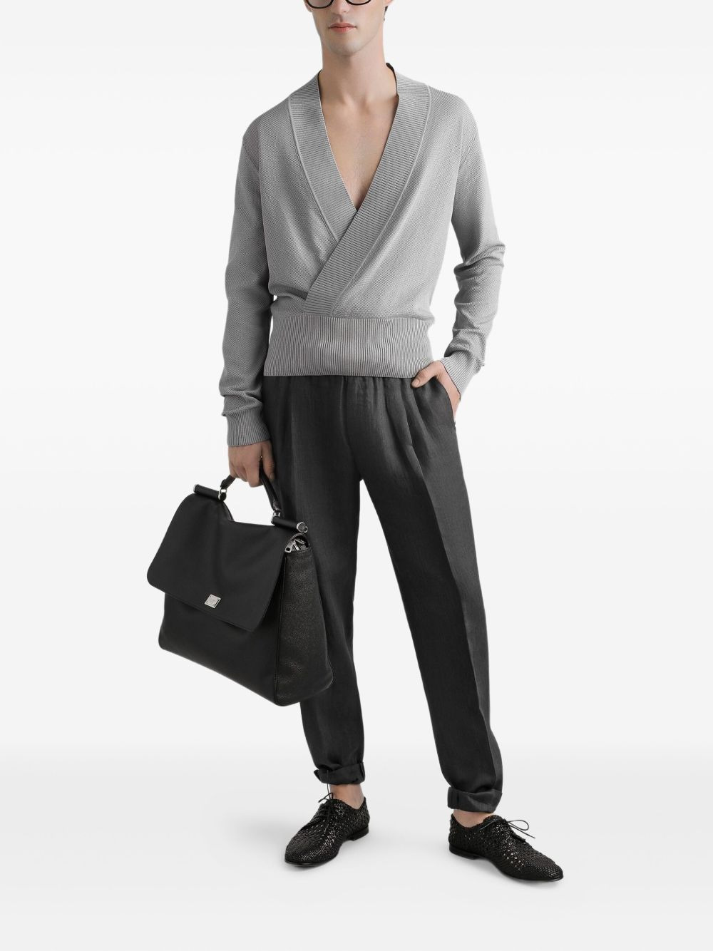 drawstring tailored trousers - 2