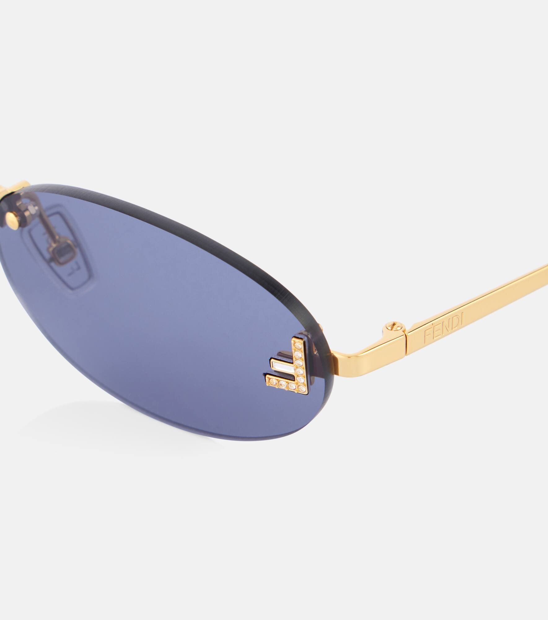 First Crystal embellished sunglasses - 2