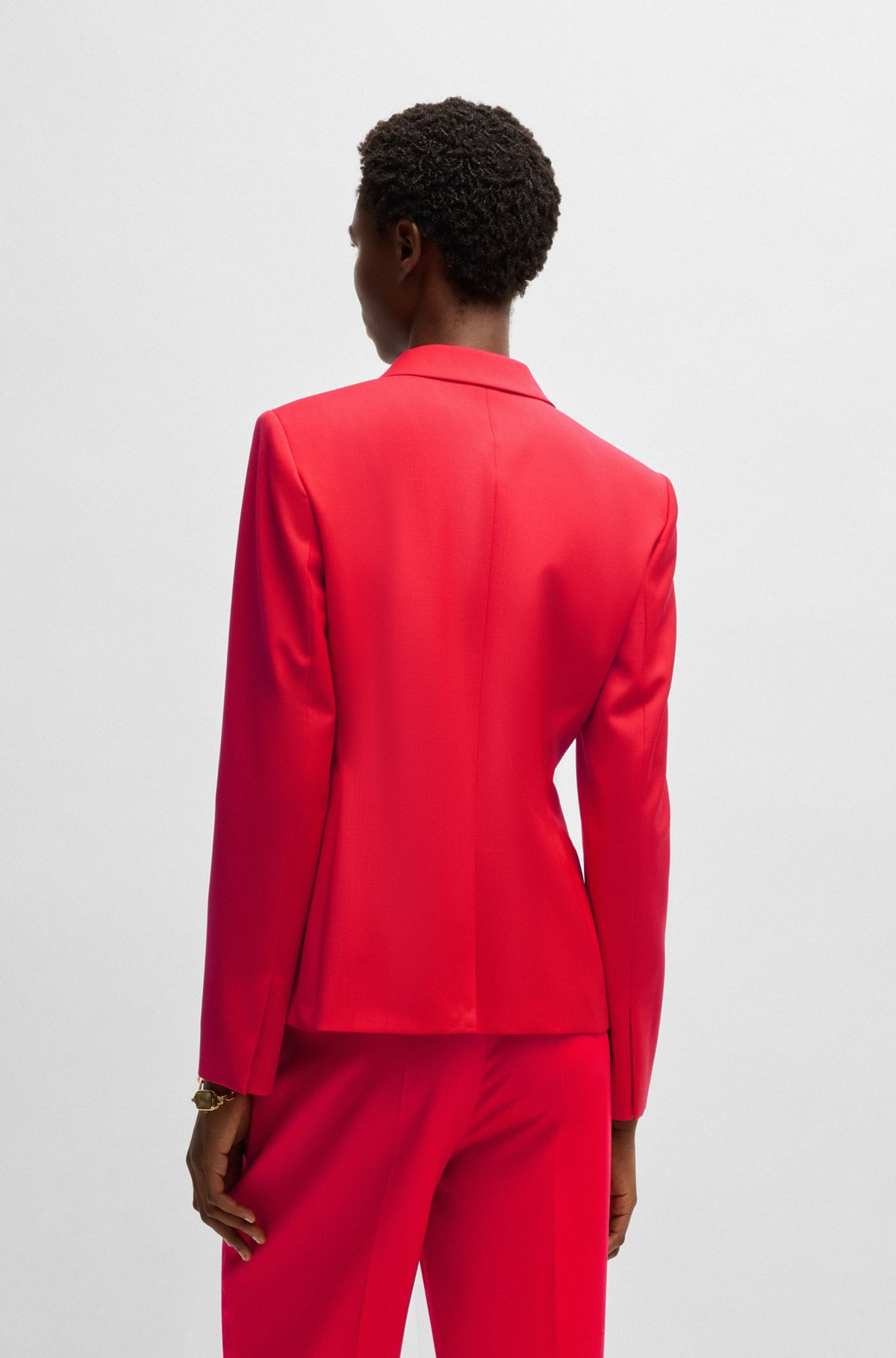 SLIM-FIT BLAZER IN WOOL - 4