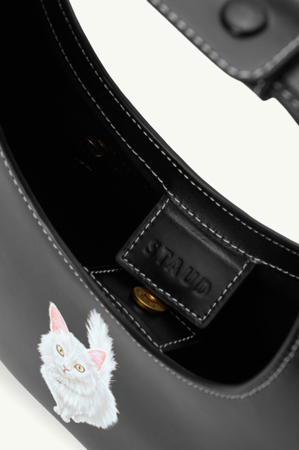 STAUD CUSTOM MOON BAG | BLACK - 2