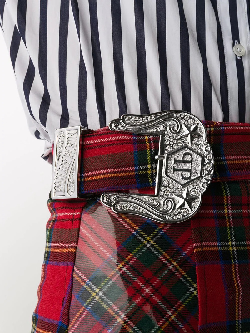 Tartan pencil skirt 5
