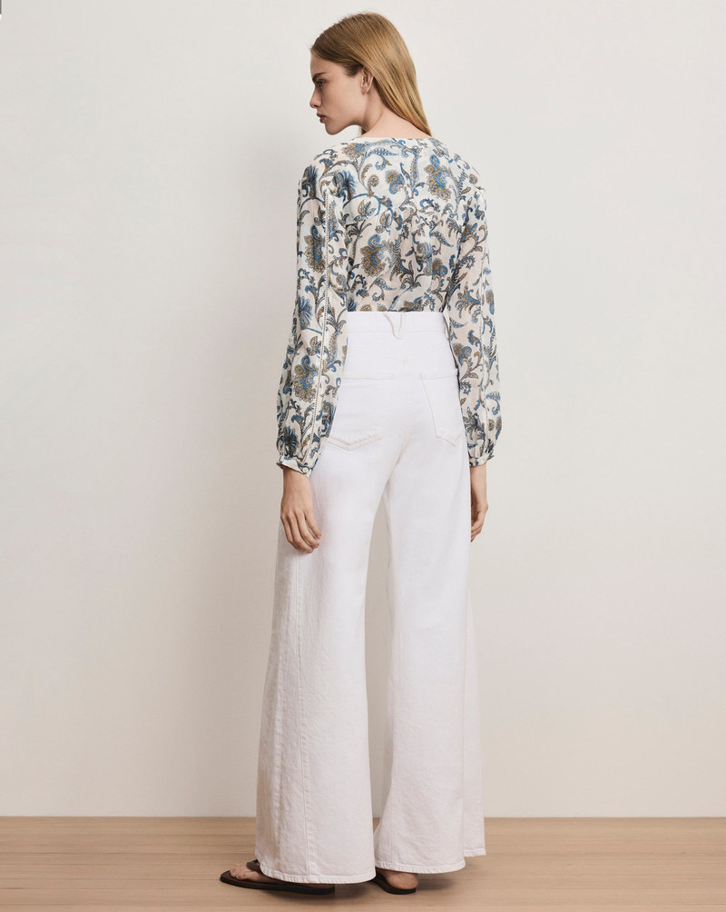 SOLEIL PAISLEY BLOUSE 5