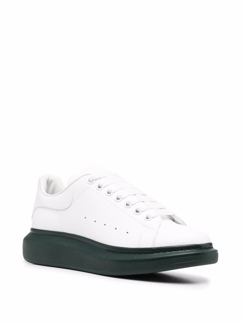 Alexander McQueen ALEXANDER MCQUEEN Oversized Sneakers White/Dark Green outlook