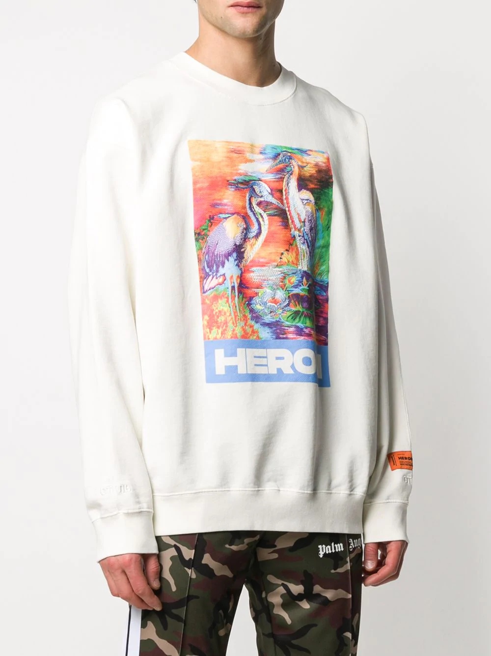 Heron print sweatshirt - 3