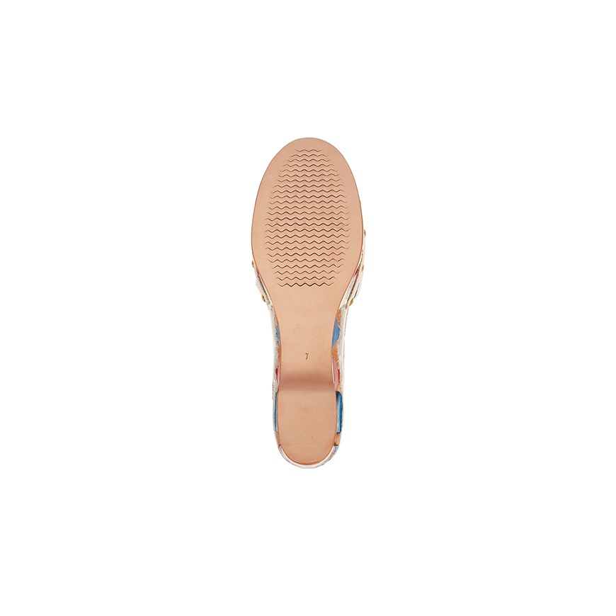 CLOG SANDAL-FOLK RED - 2