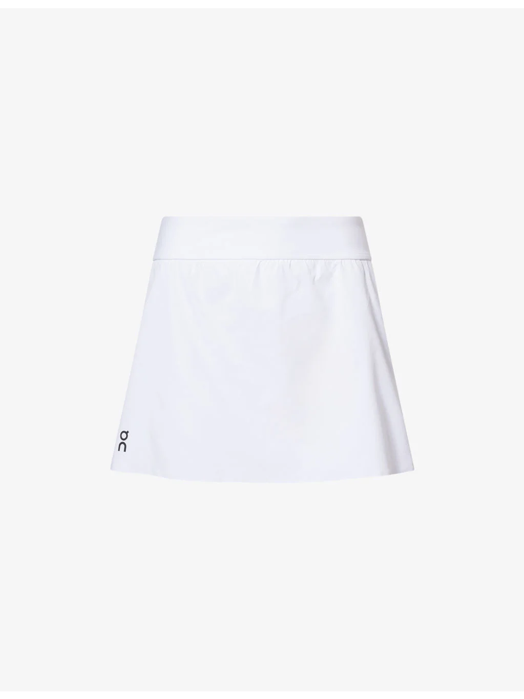 Court Slip Stretch-Jersey Mini Skirt - 1