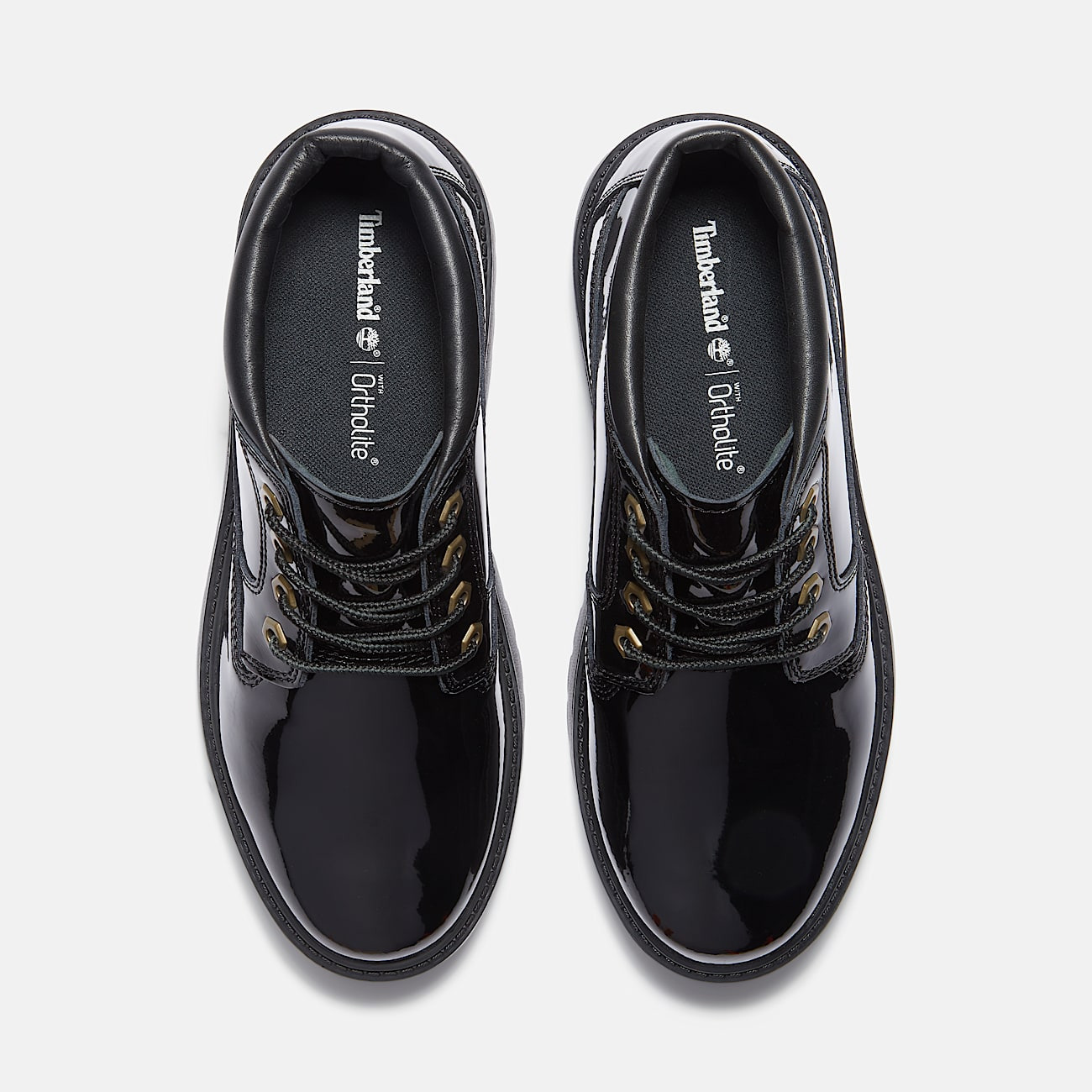 Women's Patent Leather Stone Street Platform Chukka - 2