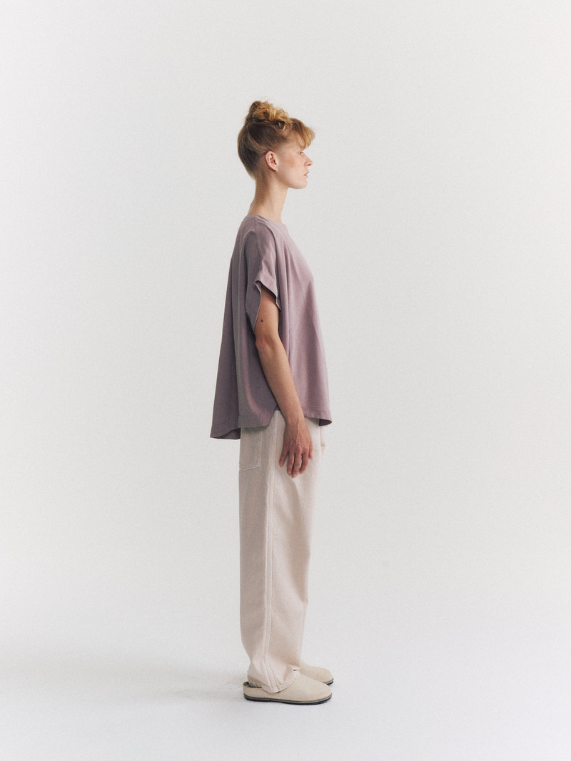 CASEY/CASEY FRANCESCA TOP - SPUN SILK - DUSTY VIOLA outlook