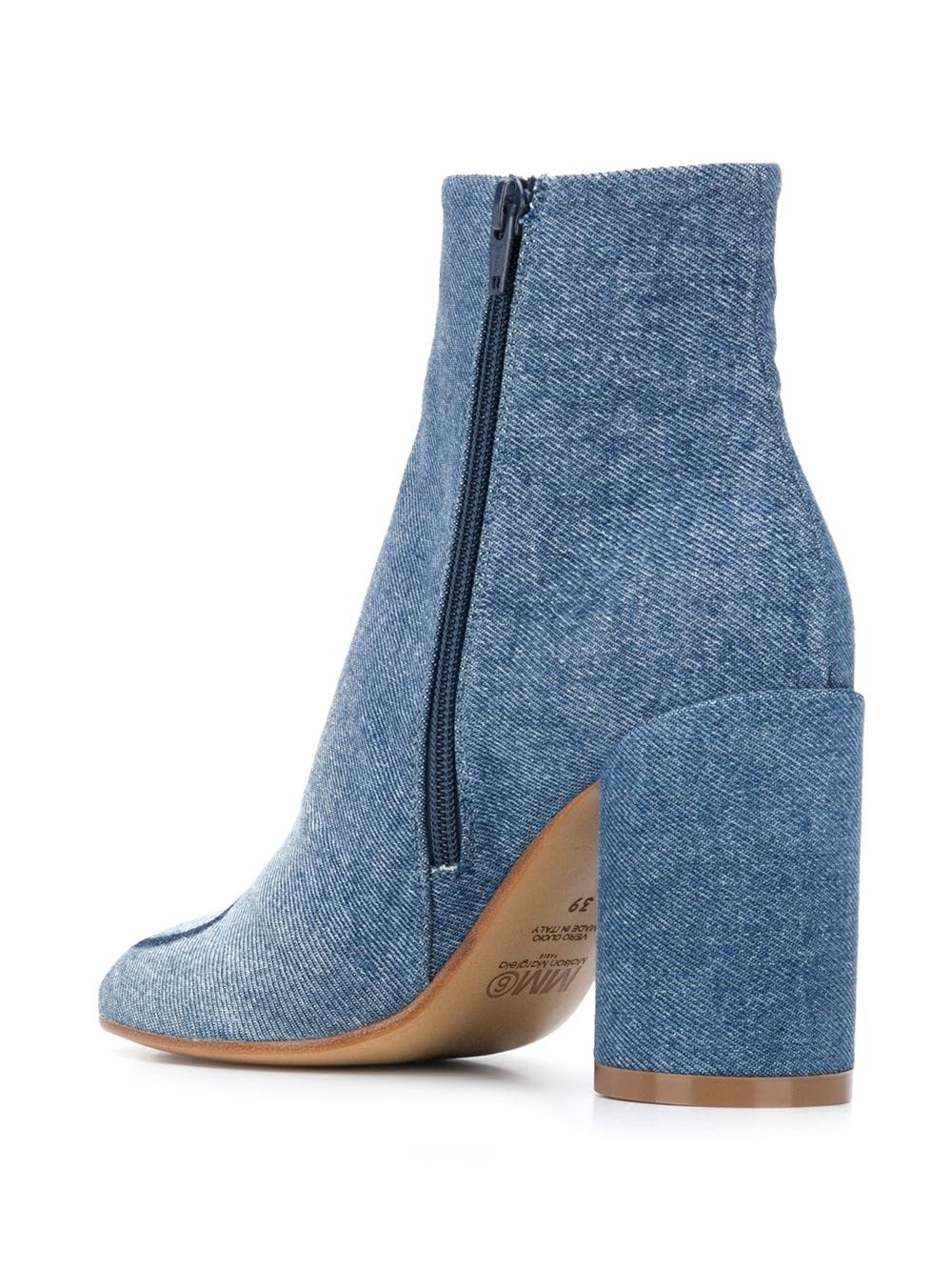 contrasting logo detail ankle boots - 3