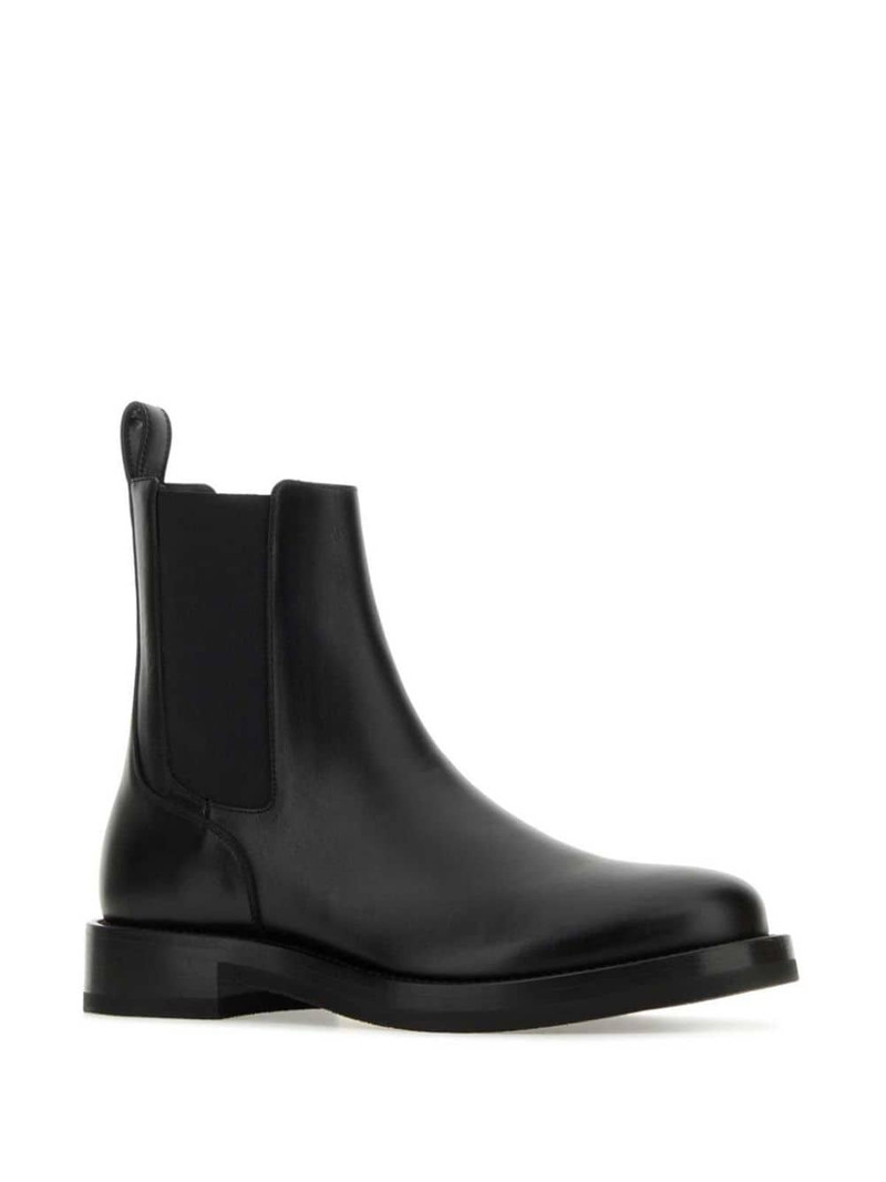Valentino Rockstud leather ankle boots outlook