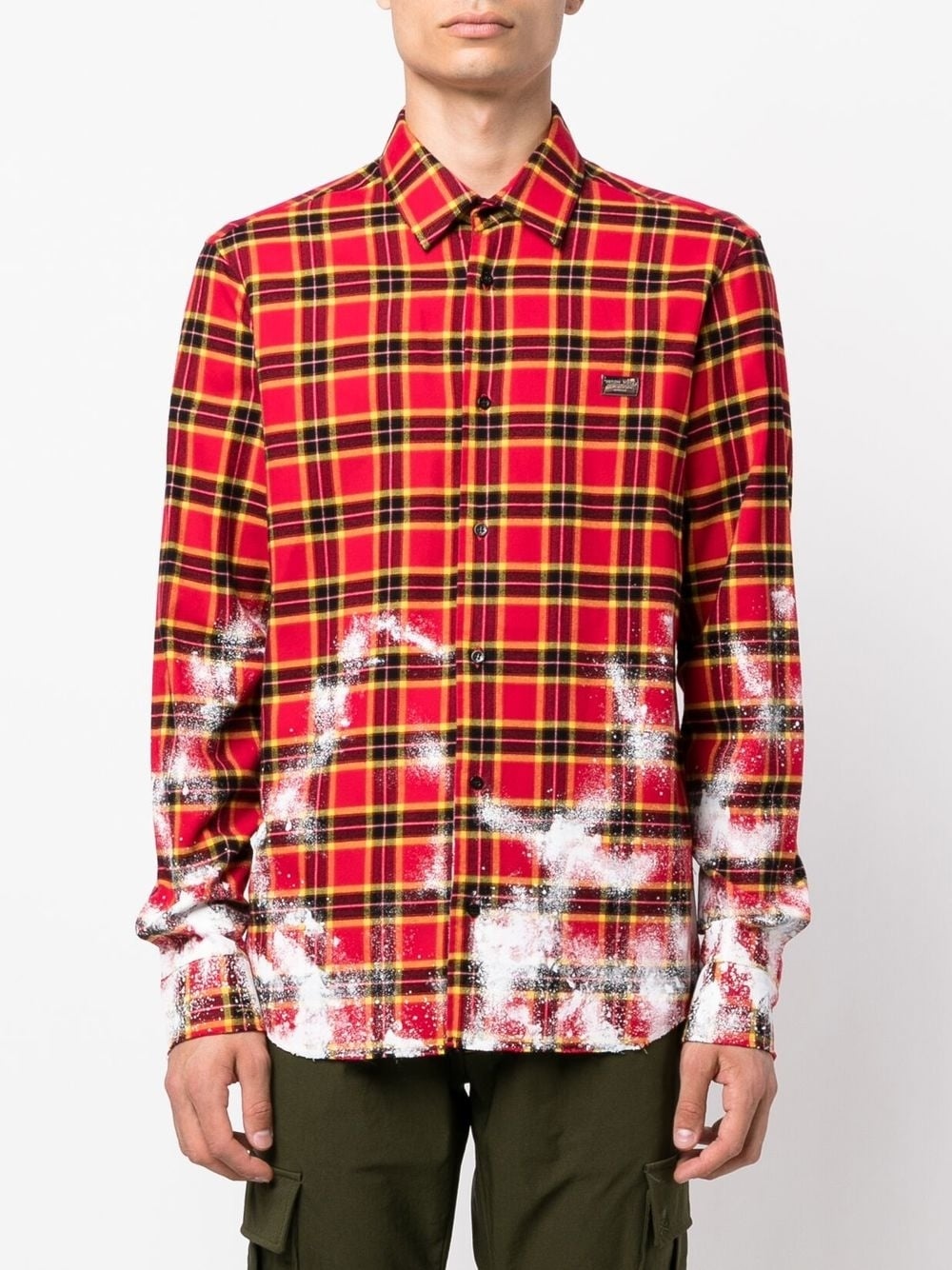 flannel logo shirt - 3